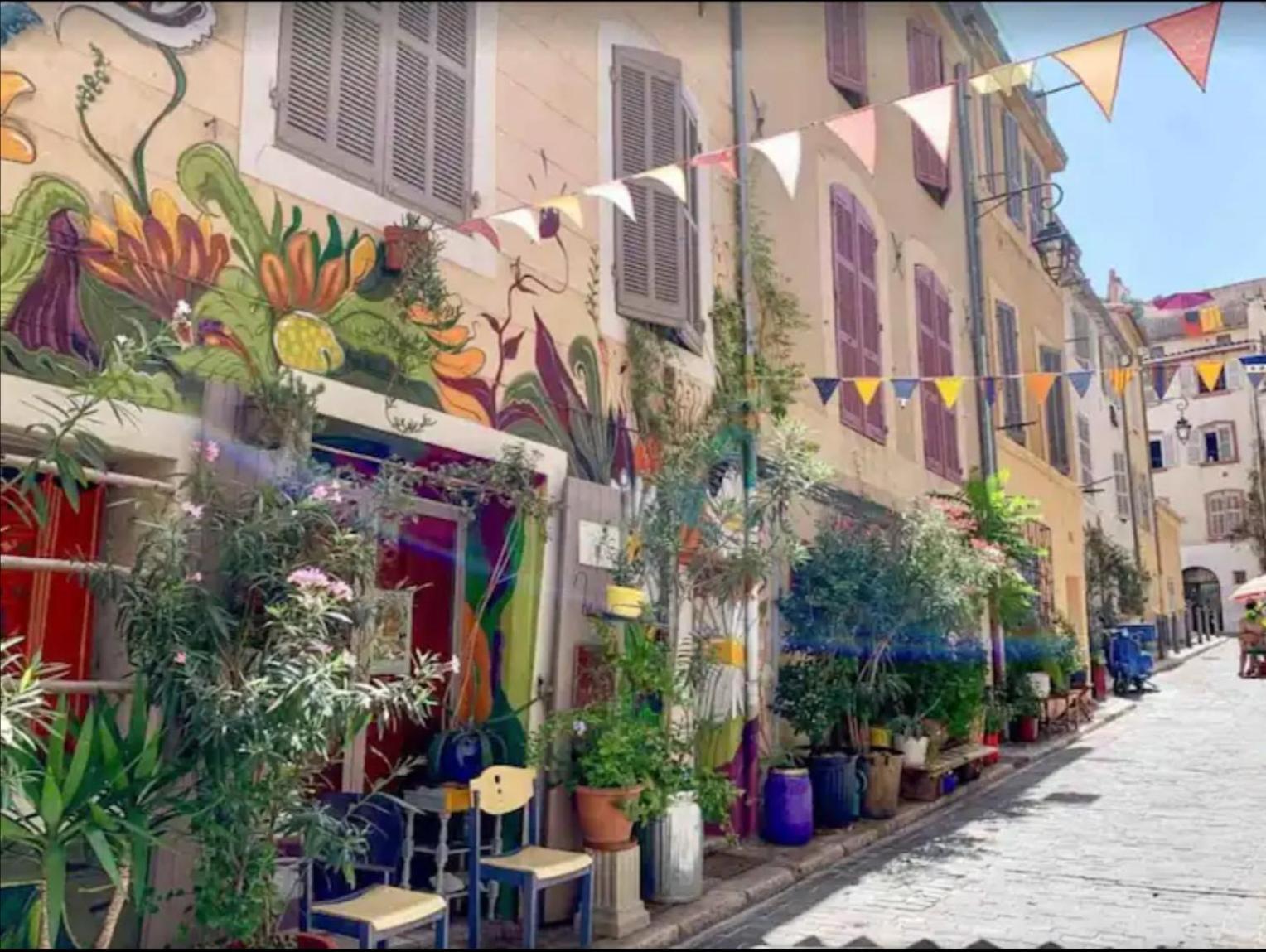 Ferienwohnung Le Perchoir Du Panier Marseilles Exterior foto